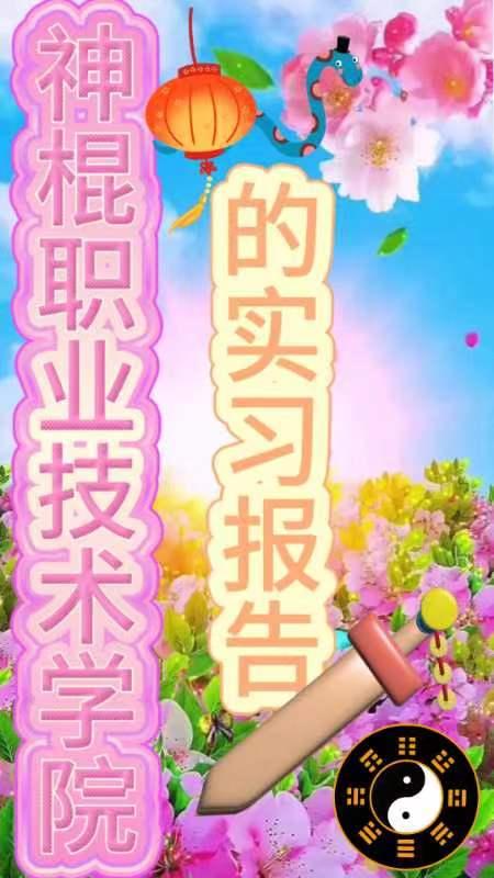 神棍职业技术学院的实习报告